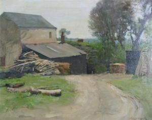 Farmyard Track by David Forrester Wilson