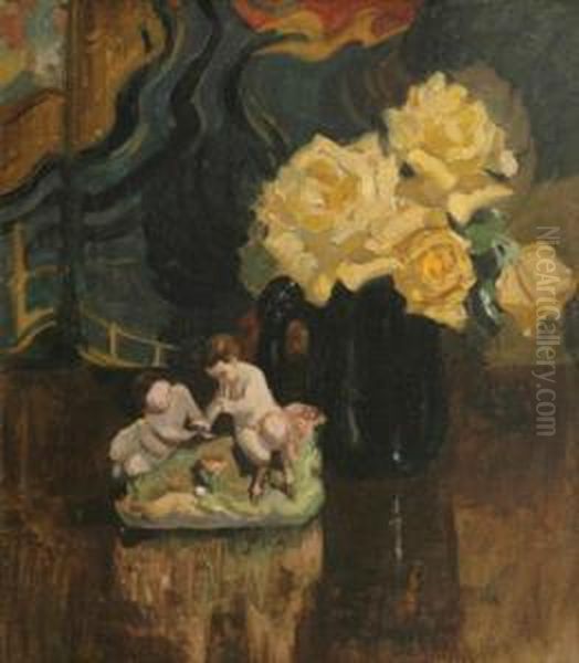Still Life With Yellow Roses - view 1