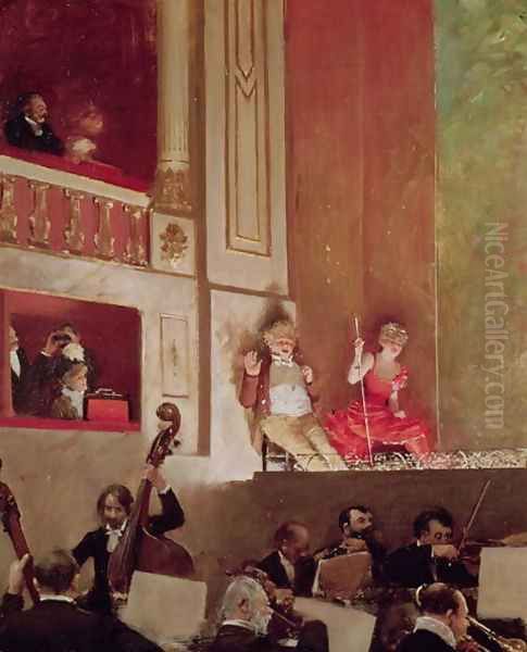 Revue at the Theatre des Varietes c.1885 - view 1