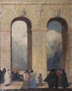 Figures Gathered By Roman Arches, Possiblynorth Africa