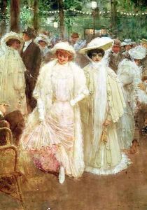 The Gardens of Paris, or The Beauties of the Night, 1905 (2) by Jean-Georges Beraud