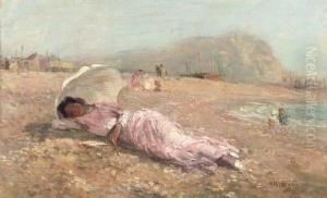 The Girl In The Pink Dress by Henry Mitton Wilson