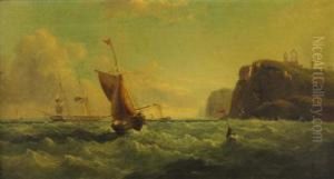Shipping Off The Coast by John Jock Wilson