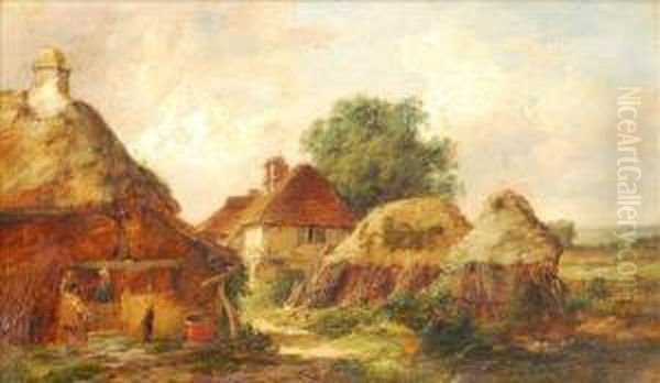 Cottages In Asummer Landscape - view 1