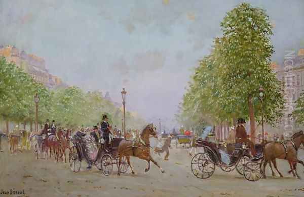 The Promenade on the Champs-Elysees - view 1