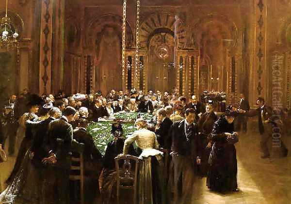 The casino at Monte Carlo (Rien ne va plus !) 1890 - view 1