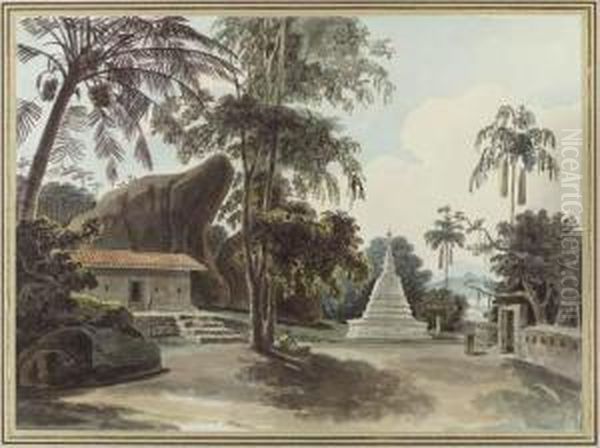 Buddhist Temple, Galle, Mathura - view 1
