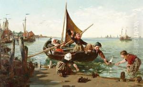 Mischief Afloat In Volendam - view 1