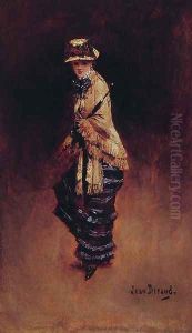 Young Parisienne by Jean-Georges Beraud