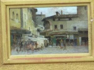 Street Scene,
Florence by William Heath Wilson