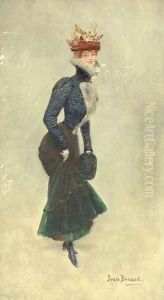 Une jeune Parisienne by Jean-Georges Beraud