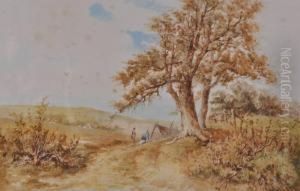 Gypsy Encampment Onthe Coast by Joseph Wilton