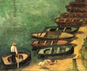 Boats at Bont-Aven by Emile Bernard