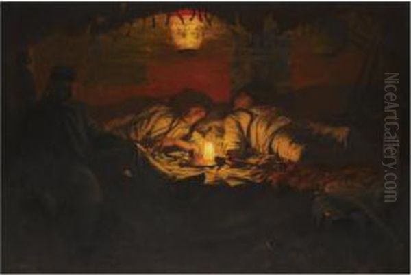 An Opium Den At Lime Street - view 1