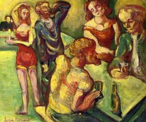At the Cabaret by Emile Bernard