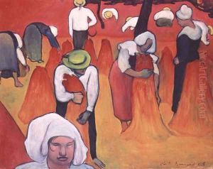 The Buckwheat Harvest, 1888 by Emile Bernard