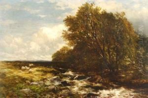 A Moorland Stream by Edmund Morison Wimperis