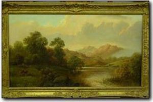 Loch Scene Withfigures In Punt