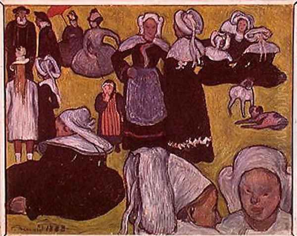 Bretons in a Field or, The Pardon, 1888 - view 1
