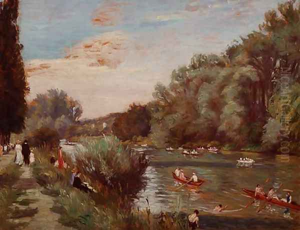 Rowing Boats on a River, 1931 - view 1
