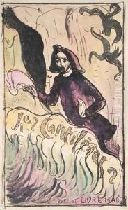 Cover illustration for 'Les Cantilenes', 1892 by Emile Bernard