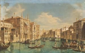 Isabella Harriet Wingfield On The Grand Canal, Venice