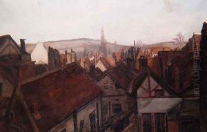 The Rooftops of Tonnerre, 1904 by Emile Bernard