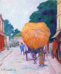 The Entrance to Asnieres, the Haywagon
