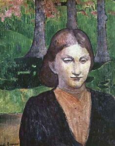 Portrait of My Sister Madeleine, 1888 by Emile Bernard