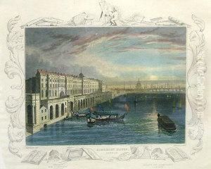 "somerset House, London" by Henry Winkles