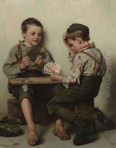 Bluffing by John George Brown