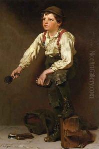 Shoe Shine Boy I by John George Brown