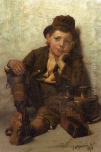 The Little Shoe-Shine Boy by John George Brown