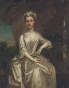 Portrait Of A Lady by Hamlet Winstanley
