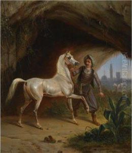 Arabian Groom With His Mount Arabian Groom With His Mount
