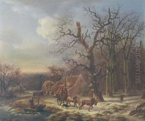 Winterlandschaft. Winterlandschaft.