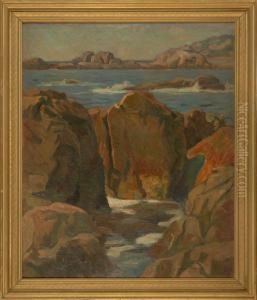 Rocky Seascape by Charles Allan Winter