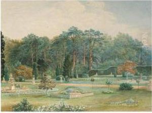 View Of The Formal Gardens At Melbourne