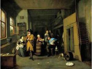 Scene D'interieur by Joseph Georg Winter
