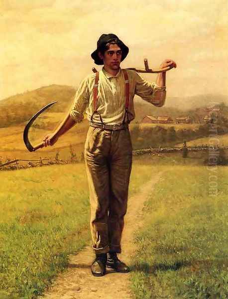 Fieldhand with Sythe - view 1