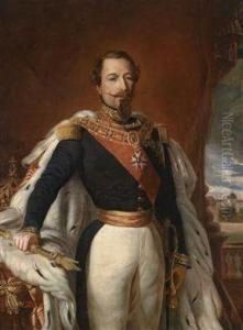 Studio Portrait Of Emperor Napoleon Iii by Franz Xavier Winterhalter
