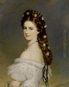 Portrait Of Elizabeth, Queen Of Austria