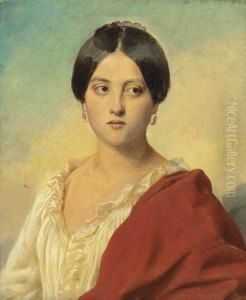 Portrait Of An Italian Girl, Half Length