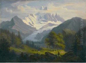 Gebirgslandschaft by Anton Winterlin