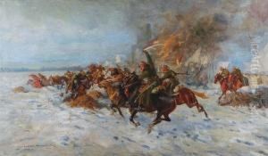 Bitwa Z Bolszewikami by Leonard Winterowski