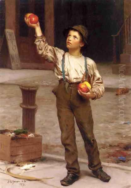 The Young Apple Salesman - view 1