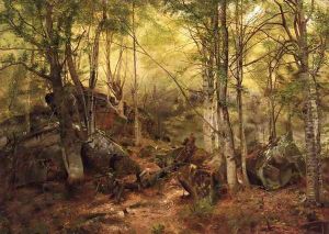 Deerhunter in the Woods