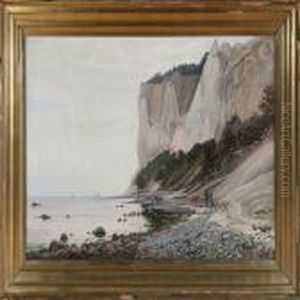 Scene From Mons Klint, Denmark by Frederik Winther