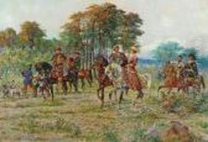Scena Z Potopu by Leonard Wintorowski