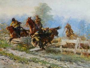 Pogon Za Kozakami by Leonard Wintorowski